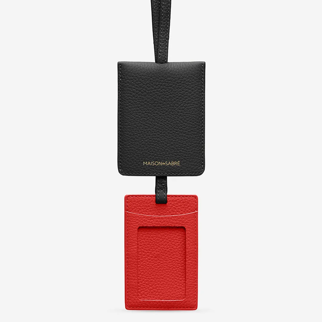 The ID Lanyard - Rouge Noir