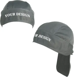 TopTie Custom Printing Cycling Do Rag Skull Cap Sweat Wicking Doo Rags Helmet Liner Cooling Cap