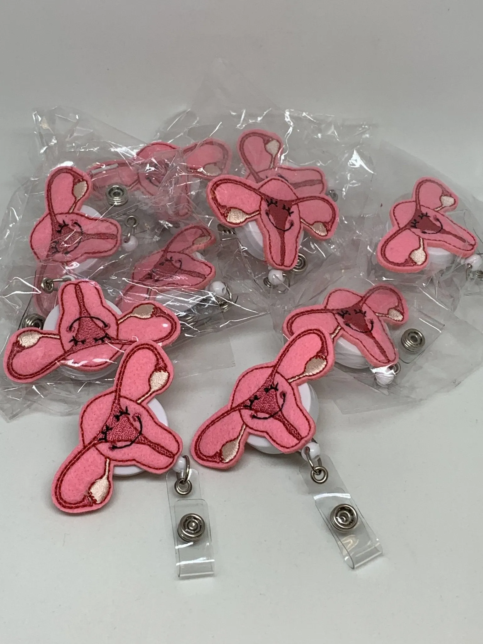 Uterus Retractable ID Holder