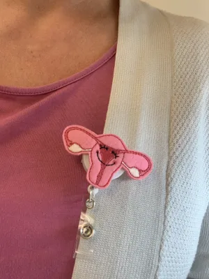 Uterus Retractable ID Holder